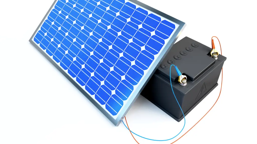 Solar battery to store excess energy