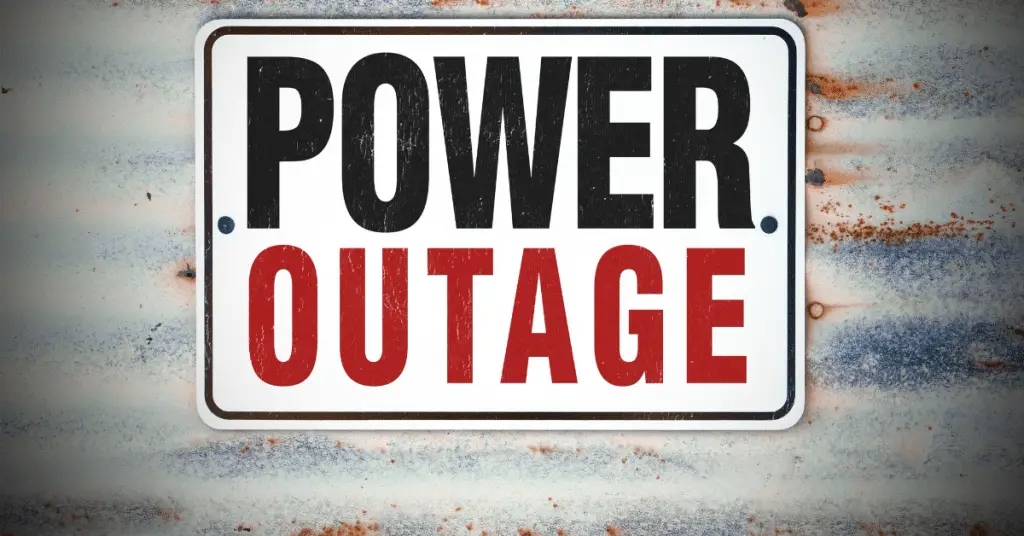 power outage