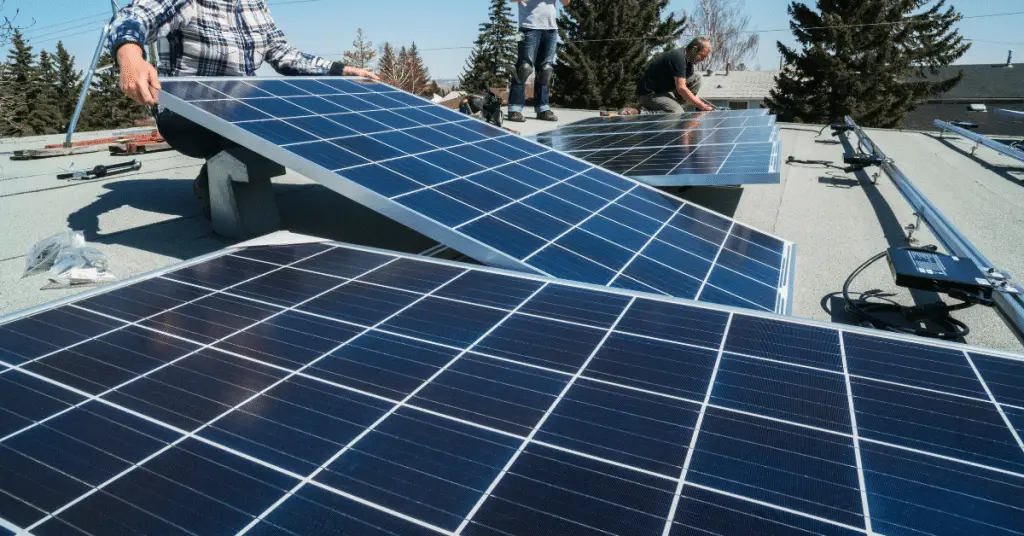 solar panels installation 5