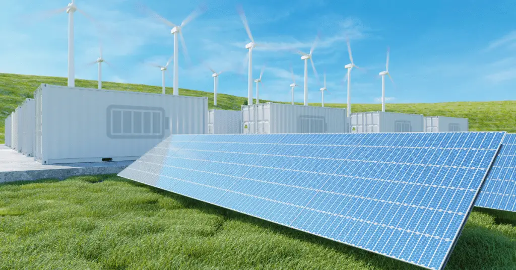 solar panels with storage system