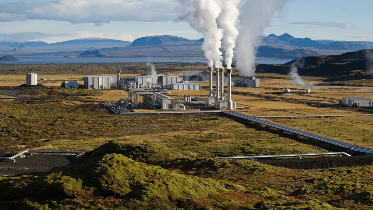 Geothermal energy power plant