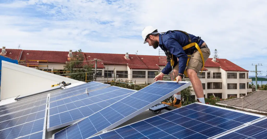 solar panels installation