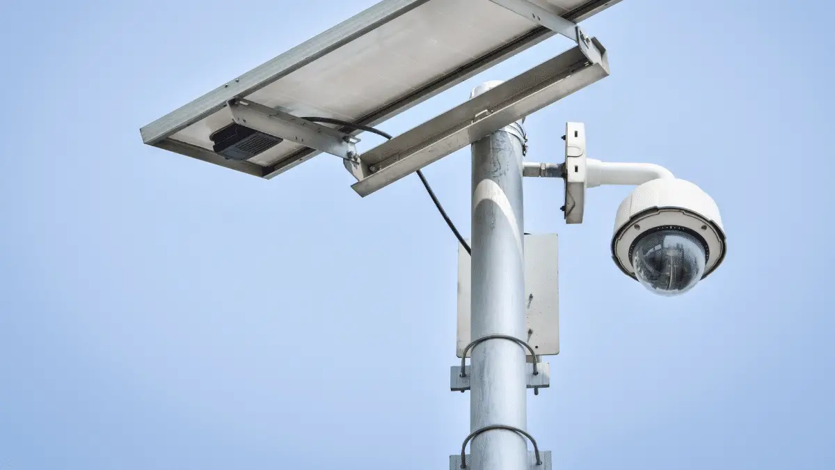 Solar panel CCTV