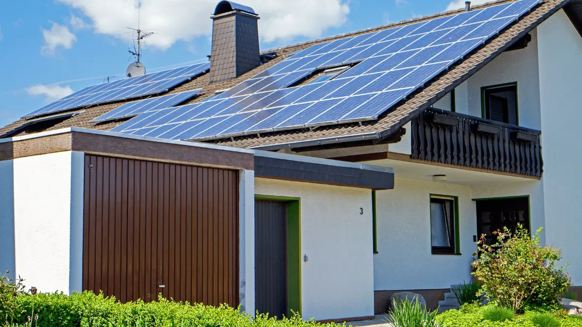 Solar electricity powering a whole home