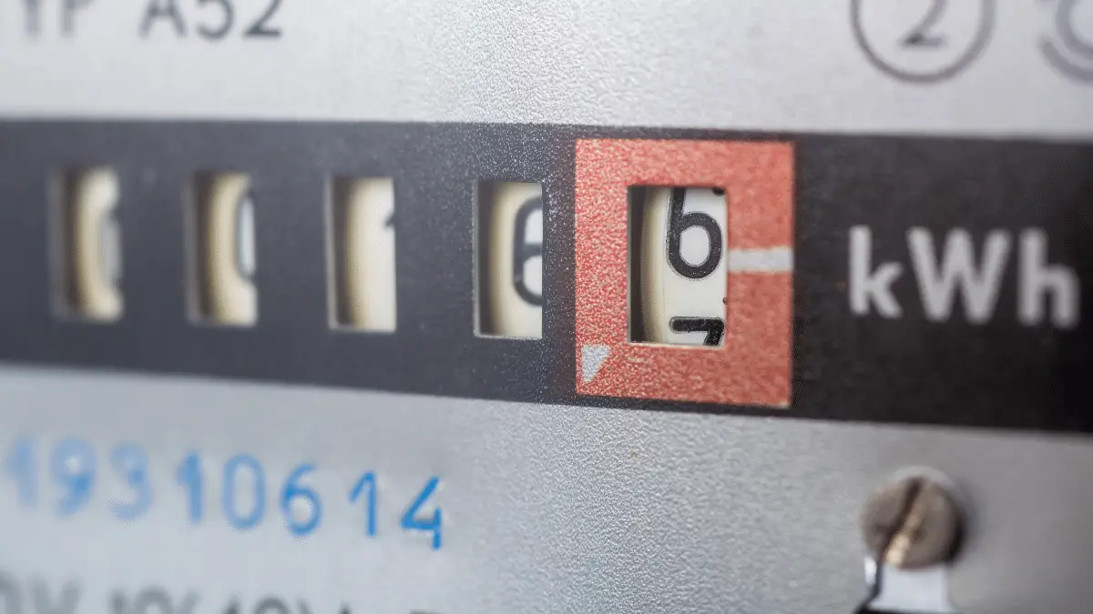 Meter for electricity consumption to calculate electricity costs