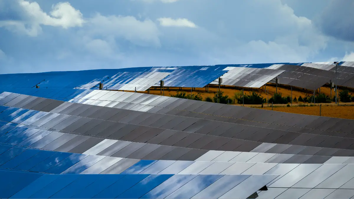 Panels of solar batteries