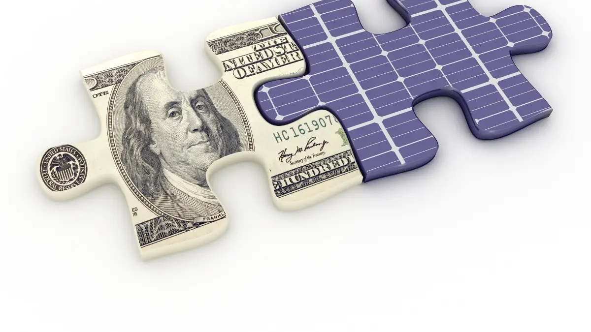 Solar panel renewable energy dollar money savings