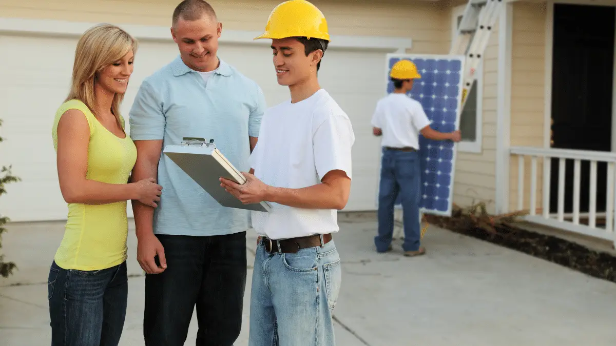 homeowner going green