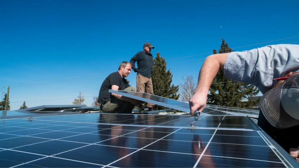 installing solar panels