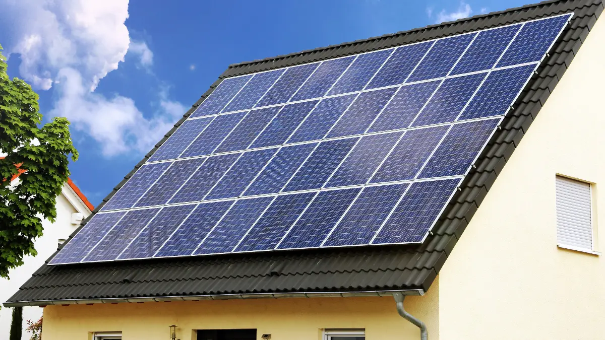 solar panels on a roof3