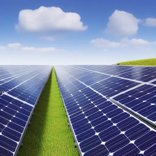 A solar power system in a field for performance and energy production to substantially reduce your energy bill