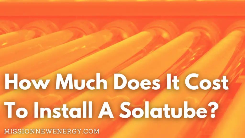How Much Does It Cost To Install A Solatube