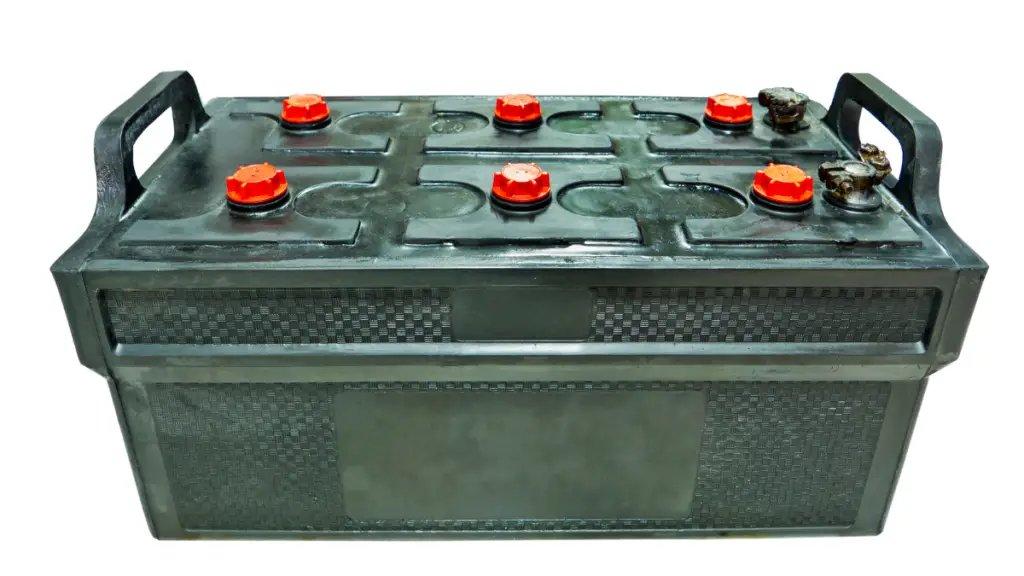 Black lead acid battery