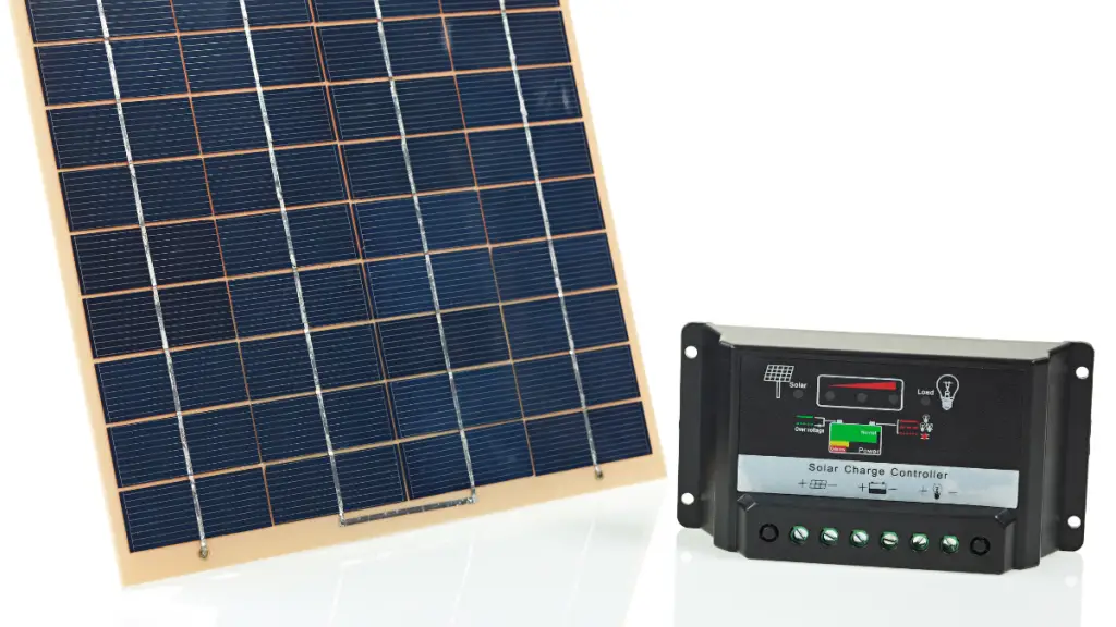 PV panel and solar charge controller
