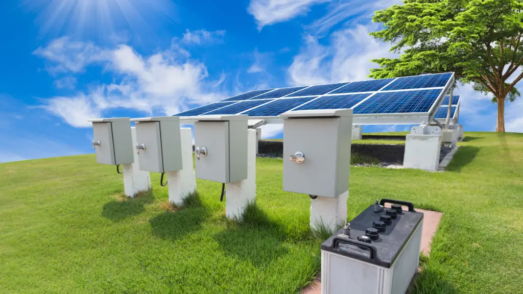 Solar Energy Systems In A Field